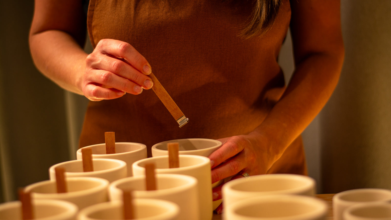 The Gentle Crackle: Discovering Our Cherry Wood Wick