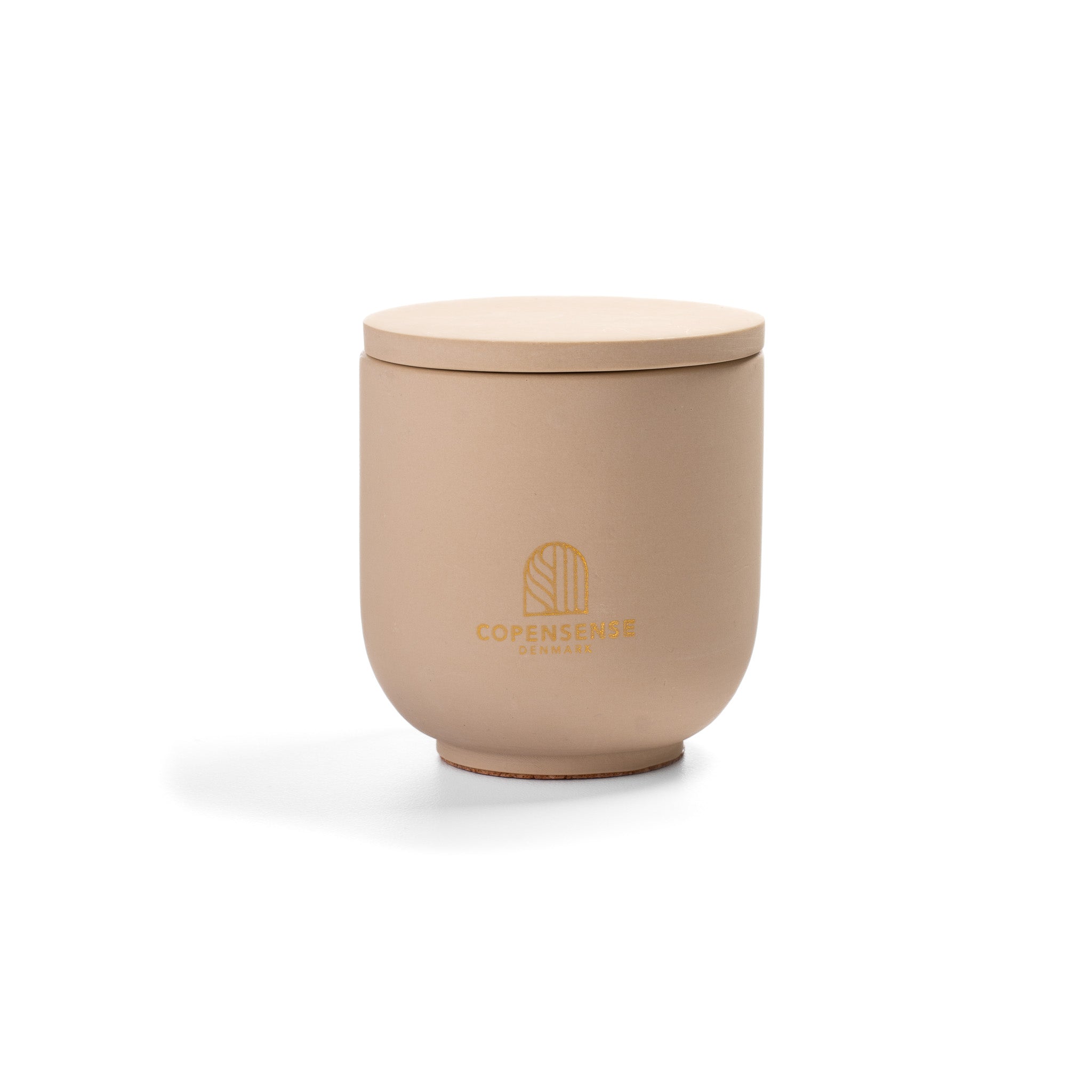 Mini Shoreline Memory Candle 90g. Fjord Sand ceramic handmade jar. 25h burn time.