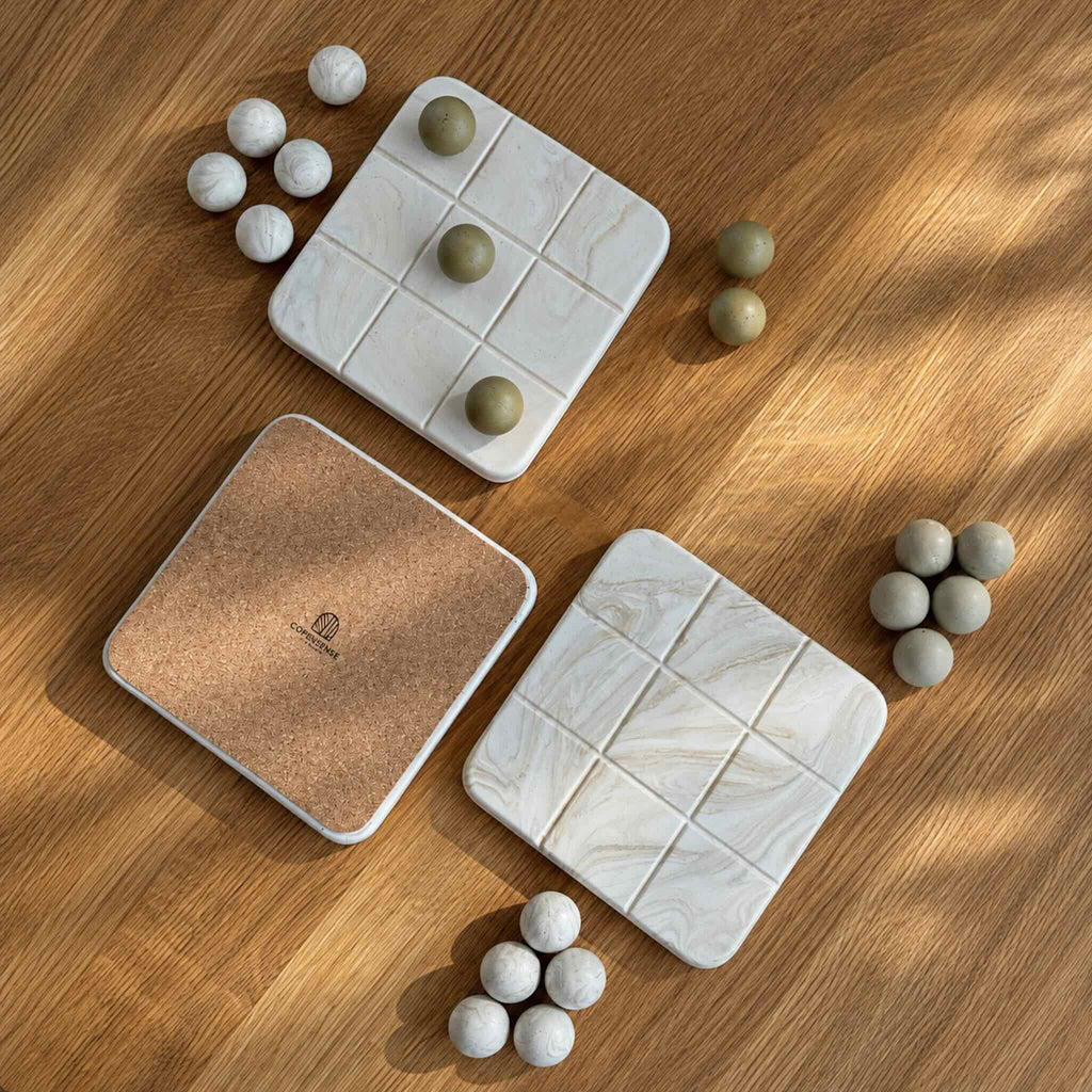 Tic Tac Toe - Handmade Decorative Game