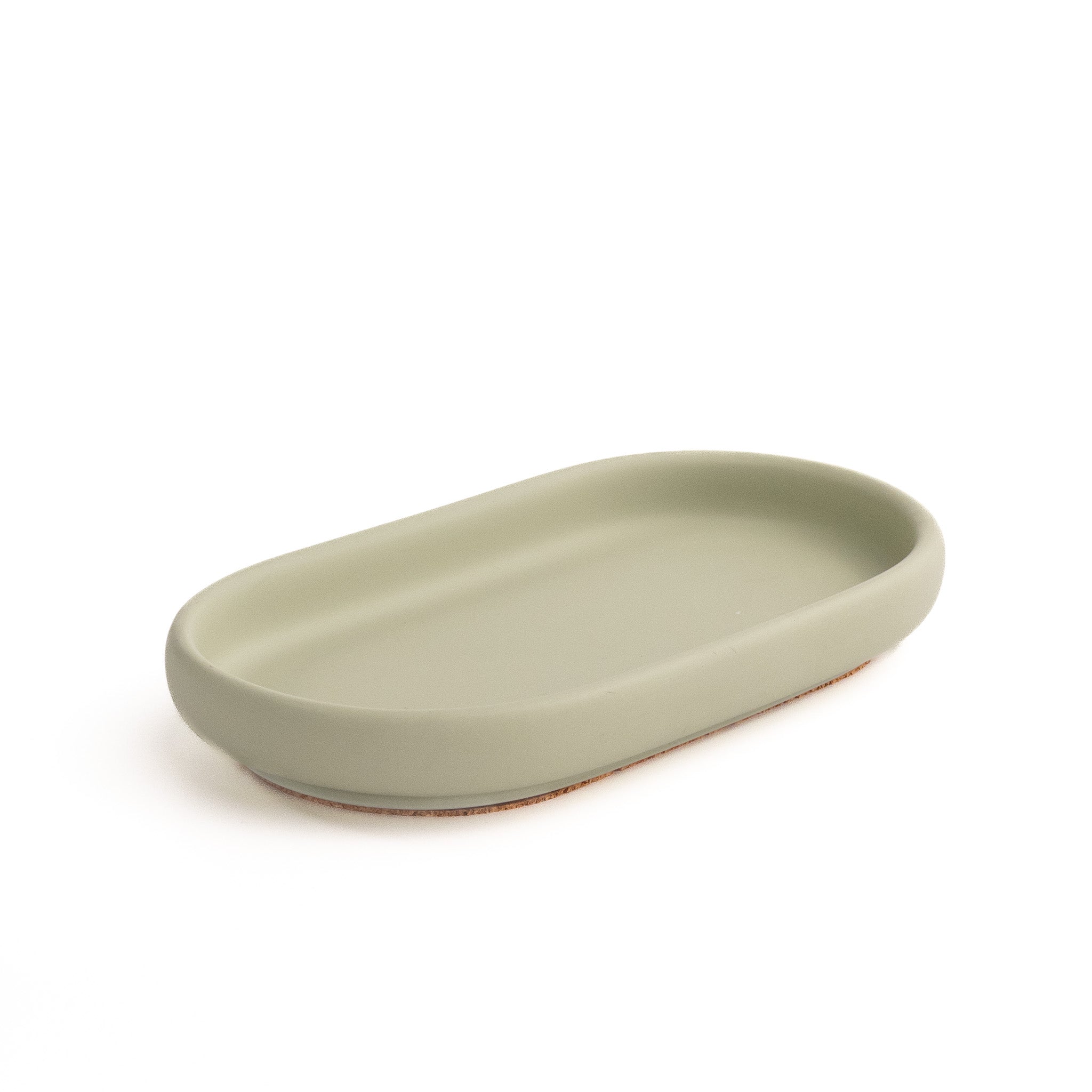 Handmade tray color pale sage, size small from Denmark