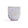 Unscented candle in a marbled Shades of Marbled Sky jar, hand-poured in Denmark