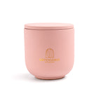 Pure Whisper scented candle in a solid Pale Pink jar, hand-poured in Denmark
