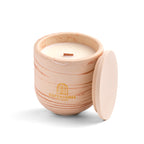 Unscented candle in a Shades of Rose Clay jar, hand-poured in Denmark