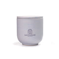 Unscented candle in a marbled Shades of Marbled Sky jar, hand-poured in Denmark